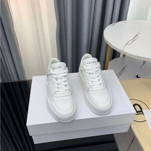Celine Women's Classic White Sneakers